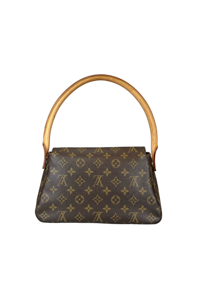 Auth Louis Vuitton Mini Looping M51147 Monogram Mi0012 Shoulder Bag